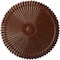 Ekena Millwork Shakuras Ceiling Medallion (Fits Canopies up to 5"), 24"OD x 3"P, Burnished Mahogany Crackle CM24SHBMC - alternate 1